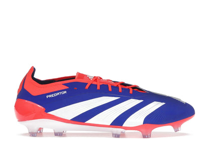 adidas Predator Elite FG Lucid Blue Cloud White Solar Red - authentic adidas sneakers