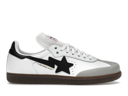 adidas Samba Bape White Black Gum - authentic adidas sneakers
