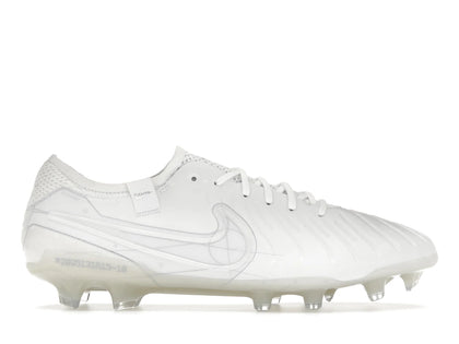 Nike Tiempo Legend 10 Elite FG Triple White - authentic Nike sneakers