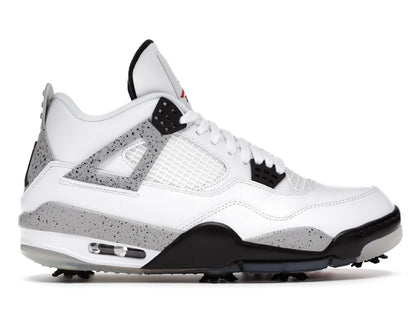 Jordan 4 Retro Golf White Cement - authentic Jordan sneakers