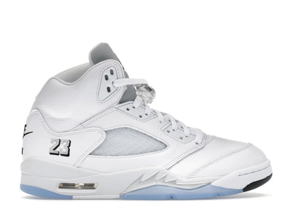 Jordan 5 Retro White Metallic (2026) - authentic Jordan sneakers