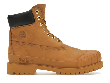 Timberland 6" Boot Premium Bee Line Rubber Toe WP Wheat Nubuck - authentic Timberland sneakers