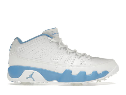 Jordan 9 Retro Low Golf White University Blue - authentic Jordan sneakers