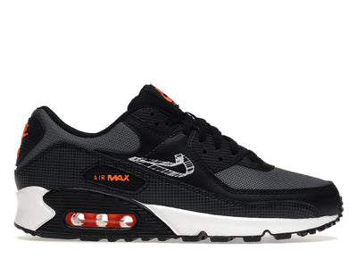 Nike Air Max 90 3D Swoosh Black Grey Orange