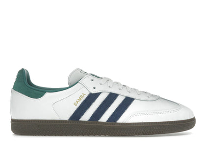 adidas Samba OG Black White Collegiate Green - authentic adidas sneakers