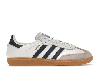 adidas Samba OG White Night Indigo Gum (Kids) - authentic adidas sneakers