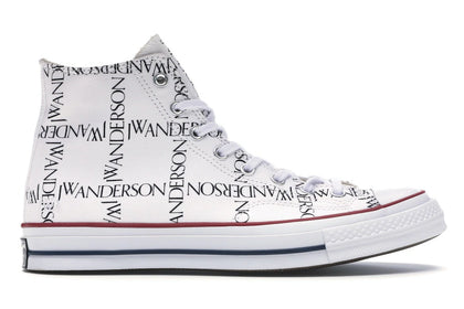 Converse Chuck Taylor All Star 70 Hi Grid JW Anderson White - authentic Converse sneakers