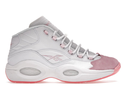 Reebok Question Mid Pink Toe - authentic Reebok sneakers
