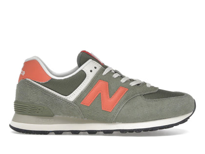 New Balance 574 Dark Olivine Flare - authentic New Balance sneakers