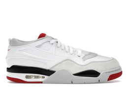 Jordan 4 RM White Fire Red - authentic Jordan sneakers