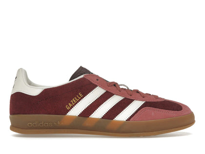 adidas Gazelle Indoor Maroon Preloved Crimson - authentic adidas sneakers