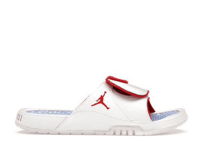 Jordan Hydro XI Retro White University Red - authentic Jordan sneakers