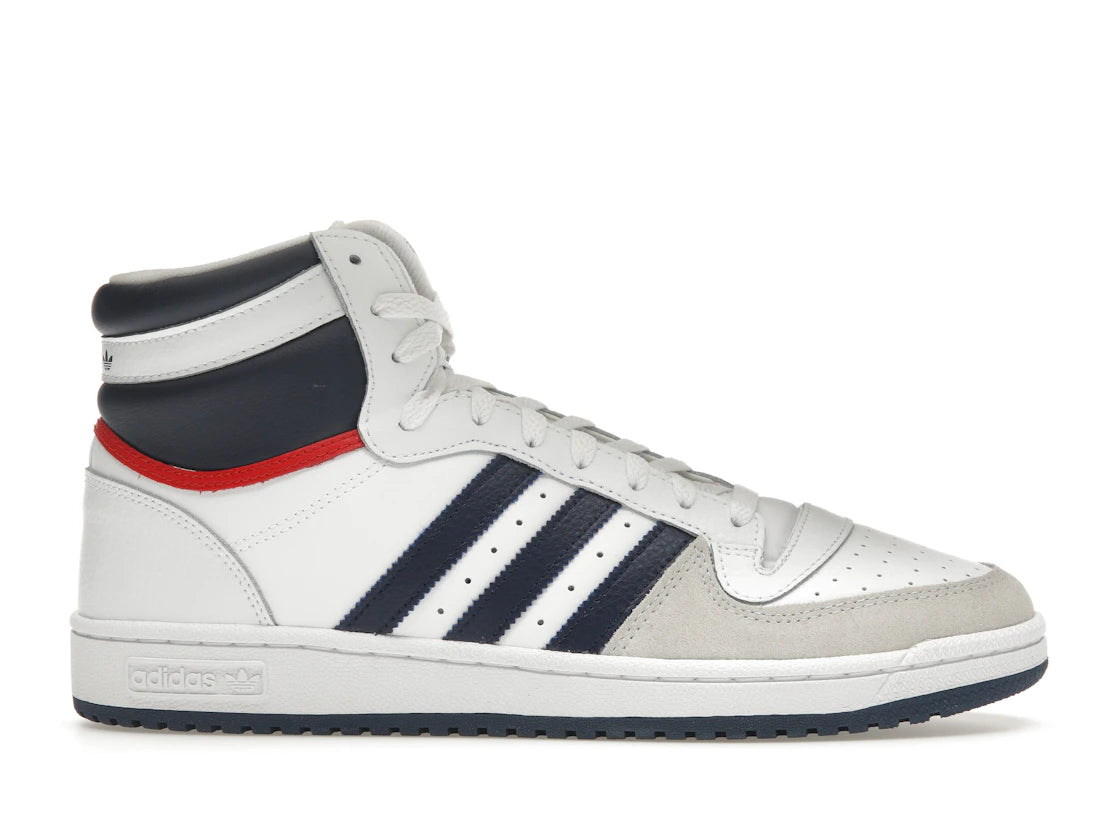 adidas Top Ten Hi White Navy Red