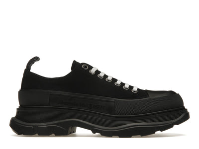 Alexander McQueen Tread Slick Low Lace Up Triple Black