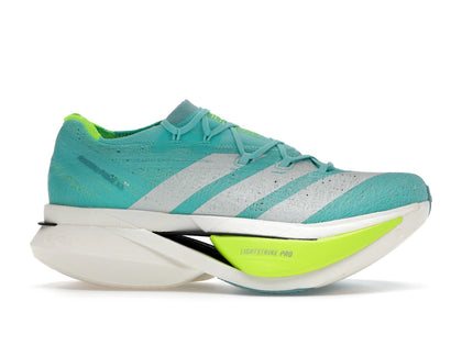 adidas Adizero Prime X 3.0 Strung Flash Aqua Lucid Lemon - authentic adidas sneakers
