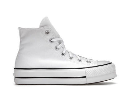 Converse Chuck Taylor All Star Hi Platform White Black (Women's) - authentic Converse sneakers