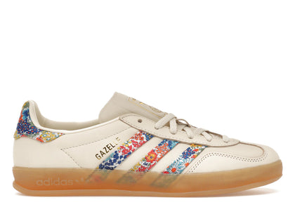 adidas Gazelle Indoor Liberty London Floral Embroidery Stripes (Women's) - authentic adidas sneakers