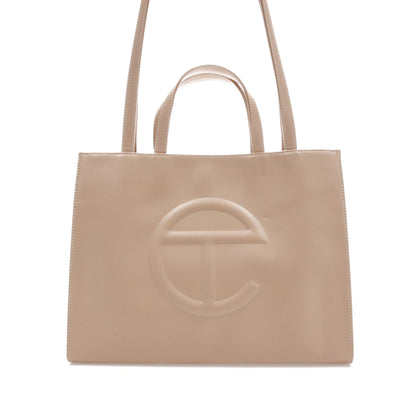 Telfar Shopping Bag Medium Cream - authentic Telfar product