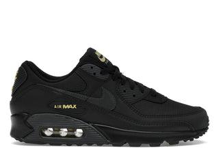 Nike Air Max 90 Black Buff Gold - authentic Nike sneakers