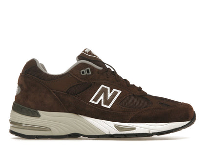 New Balance 991 MiUK Mocha Brown - authentic New Balance sneakers