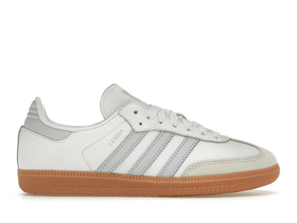 adidas Samba OG White Halo Blue Gum (Women's) - authentic adidas sneakers