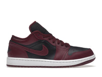 Jordan 1 Low Schwarz Dunkelbeete (Damen)