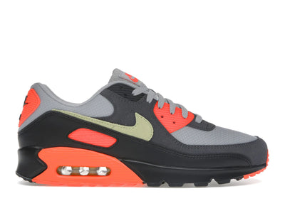 Nike Air Max 90 Light Smoke Grey Hyper Crimson Limelight