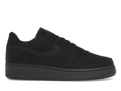 Nike Air Force 1 Low Triple Black Canvas - authentic Nike sneakers