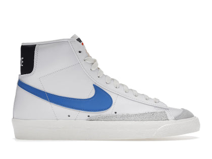 Nike Blazer Mid 77 Vintage White Light Photo Blue Black Sail - authentic Nike sneakers