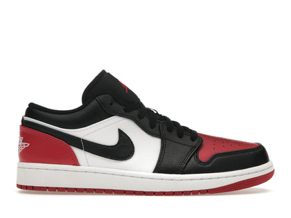 Jordan 1 Low Bred Toe 2.0 - authentic Jordan sneakers