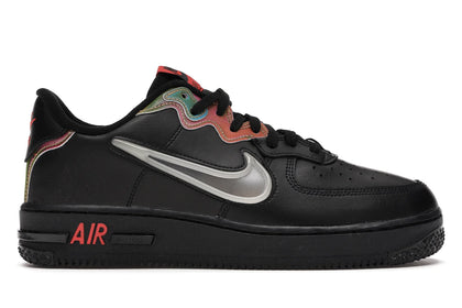 Nike Air Force 1 React Black Glow Habanero Red - authentic Nike sneakers