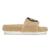 Gucci Slide Interlocking G Wool Light Brown (Women's)