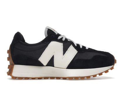 New Balance 327 Black White Gum (Women's) - authentic New Balance sneakers