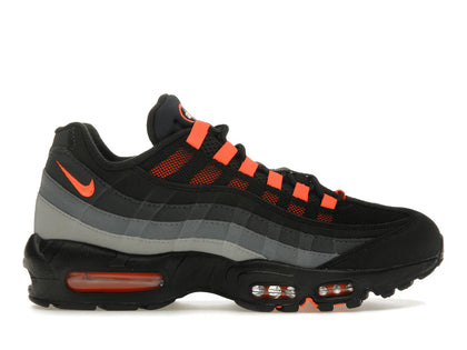 Nike Air Max 95 Black Hyper Crimson - authentic Nike sneakers