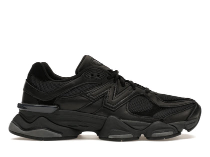 New Balance 9060 Triple Black Leather - authentic New Balance sneakers