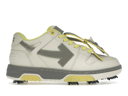 OFF-WHITE Out Of Office OOO Low Tops Golf Paris Hilinski Gray Yellow - authentic OFF-WHITE sneakers