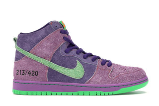 Nike SB Dunk High Reverse Skunk 420 - authentic Nike sneakers