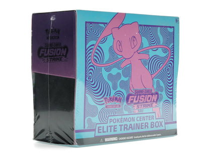 Pokémon TCG Sword & Shield Fusion Strike Pokémon Center Elite Trainer Box - authentic Pokemon sneakers