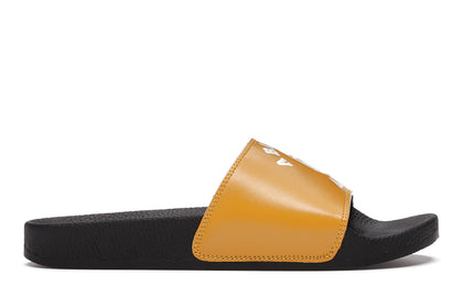 A Bathing Ape College Slide Sandals Yellow - authentic BAPE sneakers