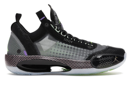 Jordan XXXIV Low Black Vapor Green Bleached Coral - authentic Jordan sneakers