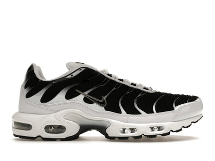 Nike Air Max Plus White Black Metallic Pewter - authentic Nike sneakers