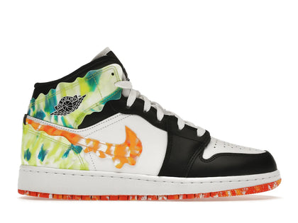 Jordan 1 Mid SE Slim Vortex (GS) - authentic Jordan sneakers
