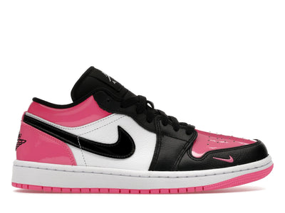 Jordan 1 Low SE Black Pinksicle Patent (Women's)
