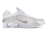 Nike Shox R4 White Metallic Silver