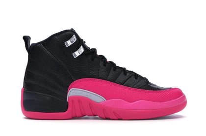 Jordan 12 Retro Black Deadly Pink (GS) - authentic Jordan sneakers