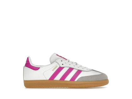 adidas Samba OG Footwear White Purple (Kids) - authentic adidas sneakers