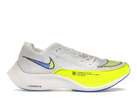 Nike ZoomX Vaporfly Next% 2 White Volt Racer Blue