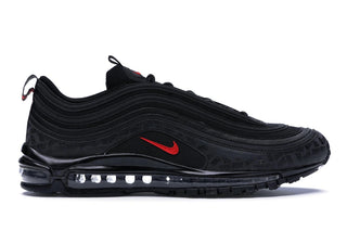 Nike Air Max 97 All-Over Print Black Red - authentic Nike sneakers