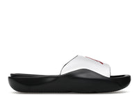 Jordan Franchise Slide White Black Gym Red