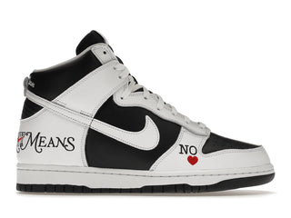 Nike SB Dunk High Supreme By Any Means Black - authentic Nike sneakers